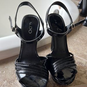 Aldo open toe heels